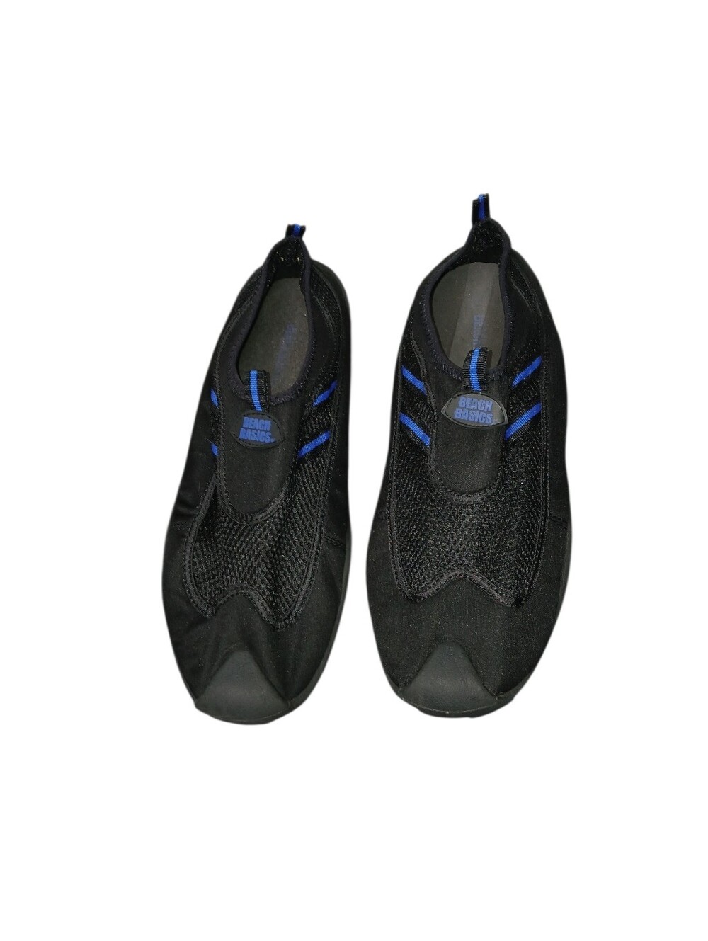 Beach Basics Men’s Black and Blue Water Shoes